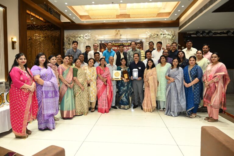 लायंस क्लब मुज़फ्फरनगर “उन्नति” ने किया सम्मान समारोह का आयोजन