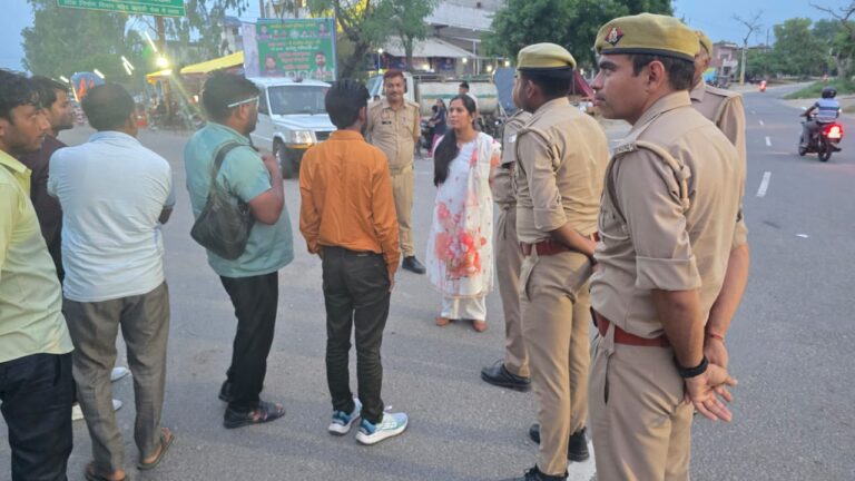 एसडीएम मोनालिसा जौहरी ने कावड़ यात्रा के दृष्टिगत किया निरीक्षण