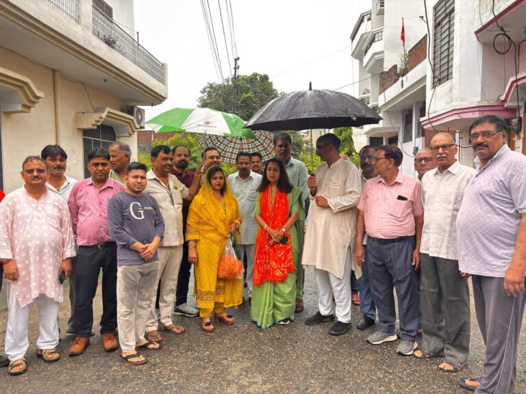 अंकित विहार में पालिका 20 लाख के खर्च से बनाएगी नया नलकूप, चेयरपर्सन ने किया भूमि पूजन