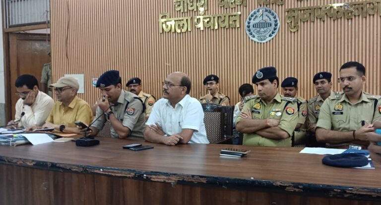 डीएम ने आगामी त्योहारों को लेकर की बैठक, अधिकारियों को तमाम व्यवस्था दुरूस्त करने के आदेश