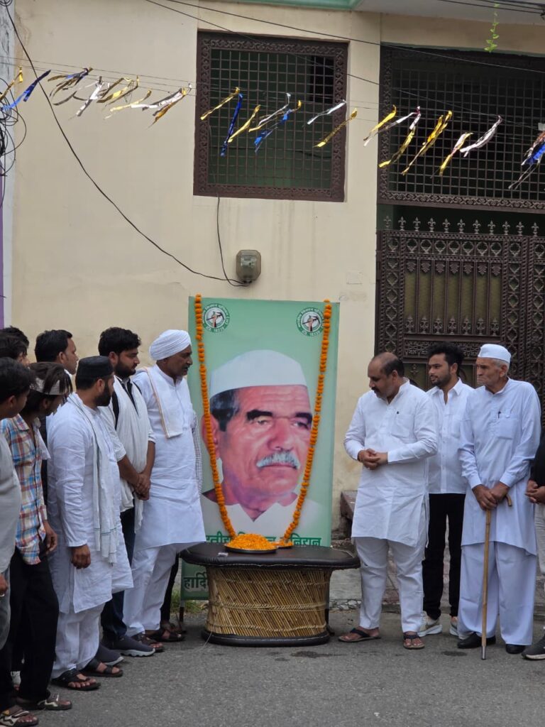 किसान नेता महेंद्र सिंह टिकैत को भारत रत्न से सम्मानित करें भारत सरकार: धर्मेन्द्र मलिक