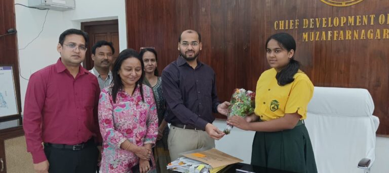 मिशन शक्ति फेज 5.0 योजना के तहत एक दिन के लिए मान्या सीडीओ और आकृति बनी डीपीआरओ