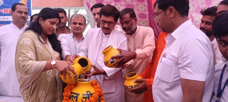 मोरना की शुक्रताल ग्राम पंचायत में किया गया जल अर्पण दिवस कार्यक्रम