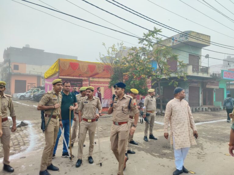 ईद की नमाज को लेकर एसपी सिटी ने स्वयं परखी सुरक्षा व्यवस्था