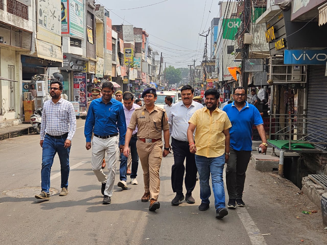 श्री बाला जी जयंती की तैयारियों को लेकर व्यवस्था परखने के लिए सड़क पर उतरे अफसर