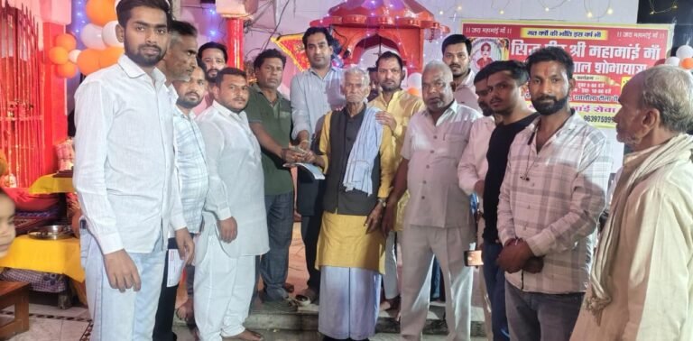 खटीक समाज ने धूमधाम से निकाली महामाई माता जी की शोभा यात्रा, जयकारो से गुंजा शहर