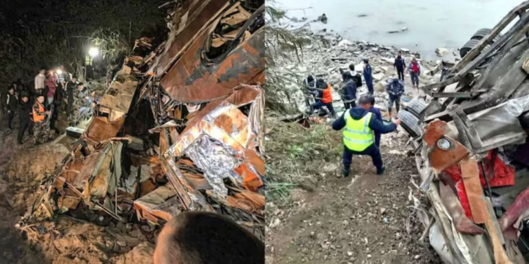 नेपाल में बड़ा हादसा: बस खाई में गिरी , 7 भारतीय तीर्थयात्रियों की दर्दनाक मौत