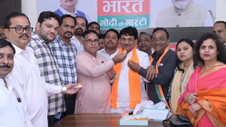 हर्षोउल्लास और धूमधाम से मनाया भारतीय जनता पार्टी का स्थापना दिवस