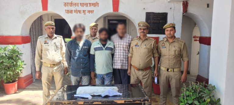 ट्रांसफार्मर से तार चोरी करने वाले तीन शातिर चोर गिरफ्तार