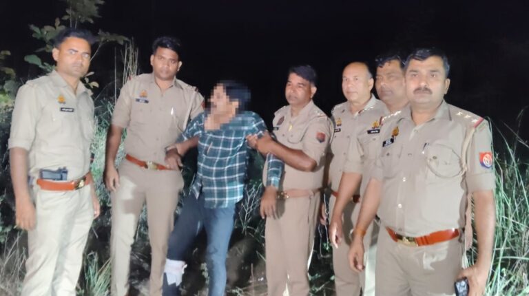 पुलिस ने पीछा किया तो गैंगस्टर ने की फायरिंग, मुठभेड़ में हुआ घायल