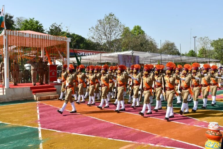 पुलिस लाइन मुजफ्फरनगर में दीक्षांत परेड  का भव्य एवं गरिमामय आयोजन