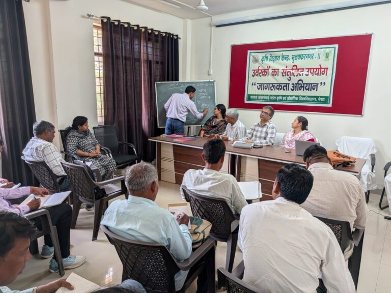 कृषि विज्ञान केंद्र चितौड़ा में संवाद कार्यक्रम का आयोजन