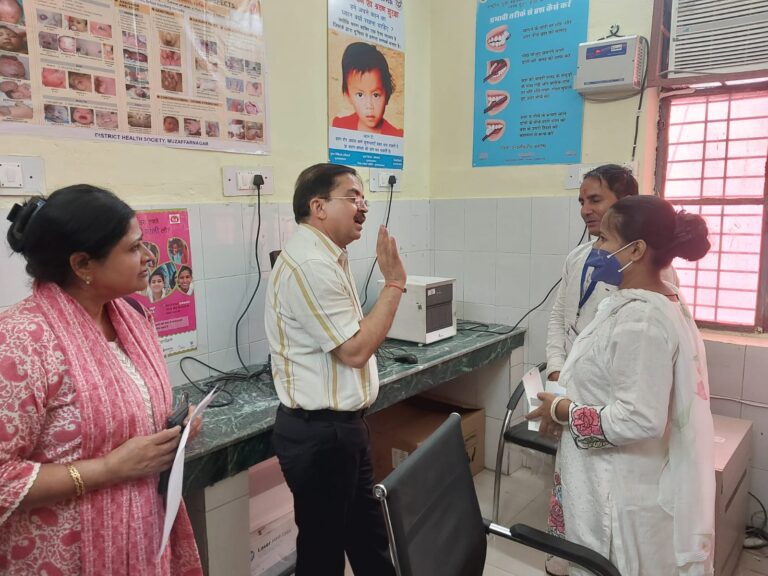 सीएमओ ने बघरा के सामुदायिक स्वास्थ्य केंद्र का किया निरीक्षण