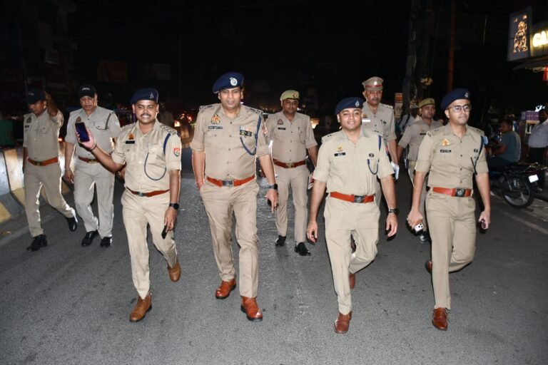 एसएसपी ने स्वयं सड़क पर उतर कर परखी सुरक्षा व्यवस्था