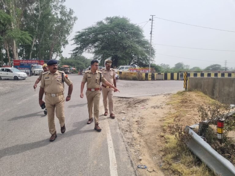 एसपी ग्रामीण ने कांवड़ यात्रा मार्ग का स्थलीय निरीक्षण कर सुरक्षा एवं व्यवस्थाओं का लिया गया जायजा
