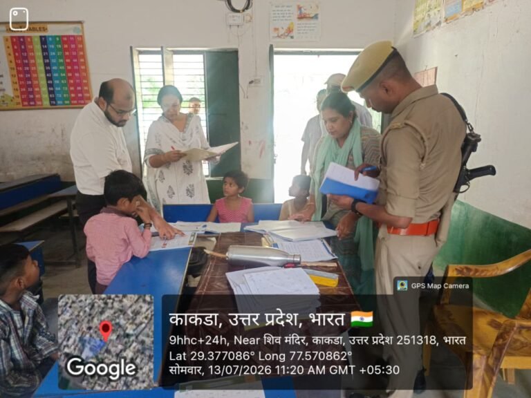 मुख्य विकास अधिकारी द्वारा पंचायत सचिवालय, कुकड़ा का किया स्थलीय निरीक्षण