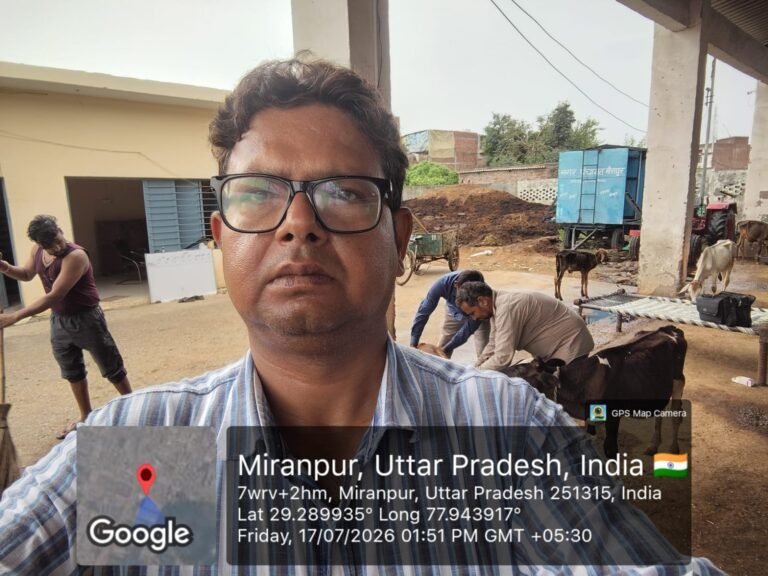पशु चिकित्सा ने किया  कान्हा गोशाला मीरापुर का निरीक्षण