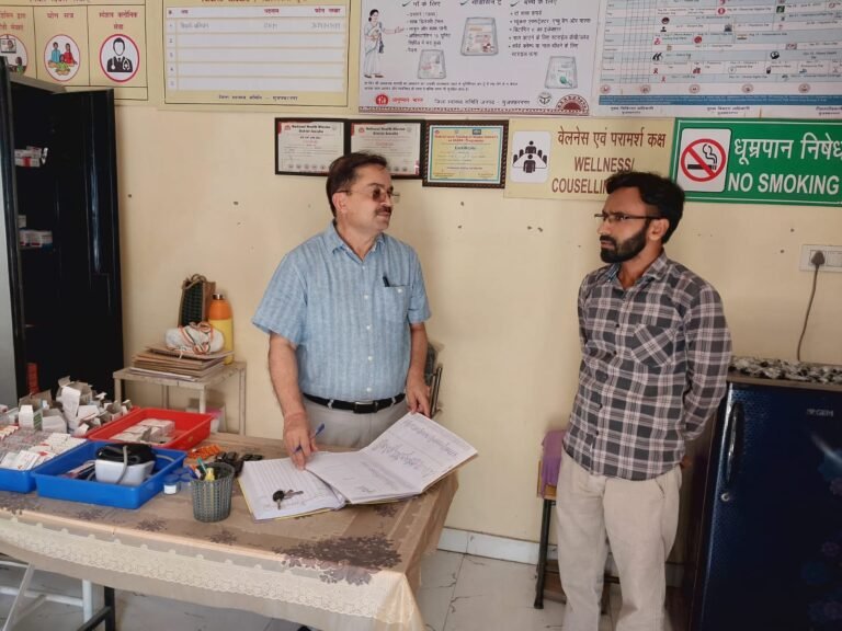 सीएमओ ने सीएचसी सिसौली, सीएचसी गढ़ी नौवाबाद एवं हेल्थ एंड वेलनेस सेंटर बुढ़ीना कलां का किया निरीक्षण