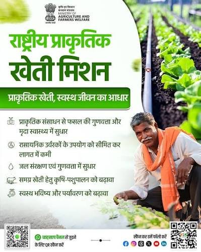 राष्ट्रीय प्राकृतिक खेती मिशन योजना के तहत बायो इन्पुट रिसोर्स सेन्टर की होगी स्थापना