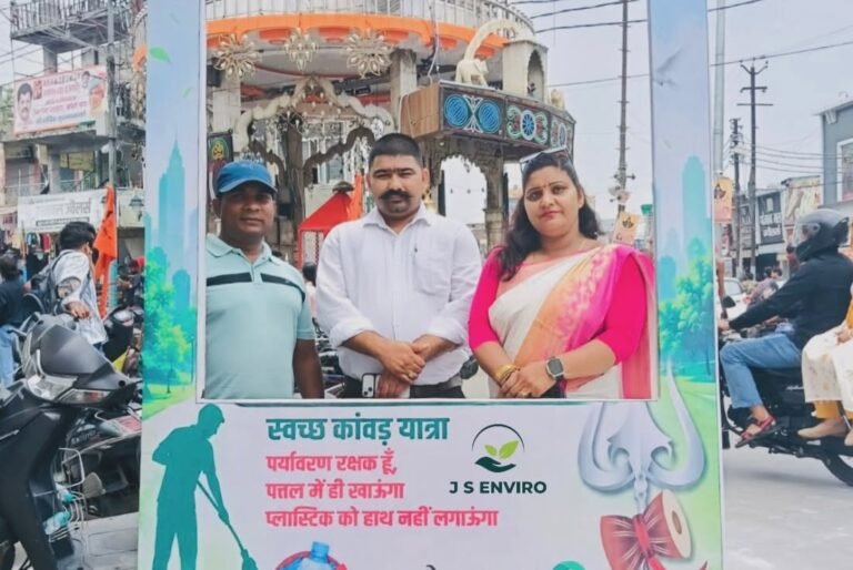 जेएस एनवायरो कम्पनी ने कांवड यात्रा में संभाली व्यवस्था, कराई विशेष सफाई, कांवड शिविर में शिवभक्तों की सेवा
