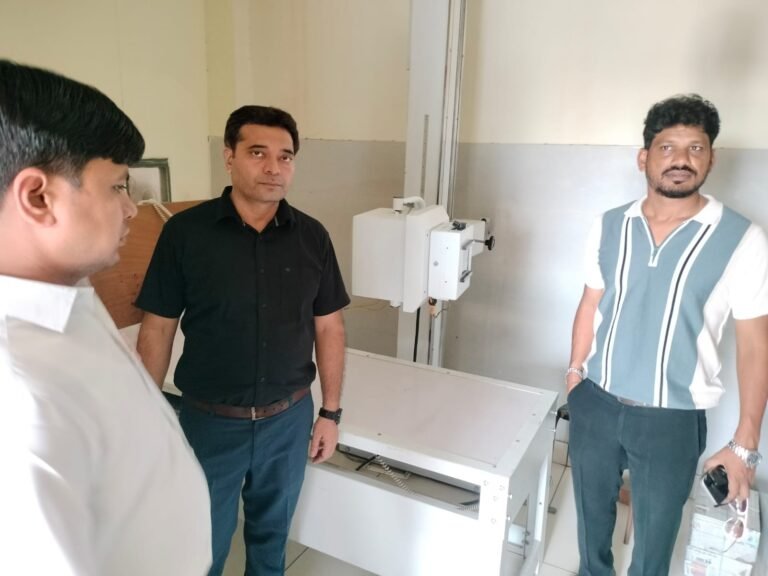 पल्स पैथोलॉजी एंड एक्स-रे में एक्स-रे रेडिएशन का पंजीकरण नहीं मिला, एक्स-रे यूनिट सील